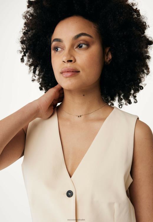 Mexx Waistcoat Light Sand Beige 0T44H30 Women