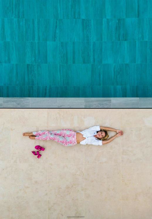 Mexx Wide Leg Pants Pink 0T44H23 Women