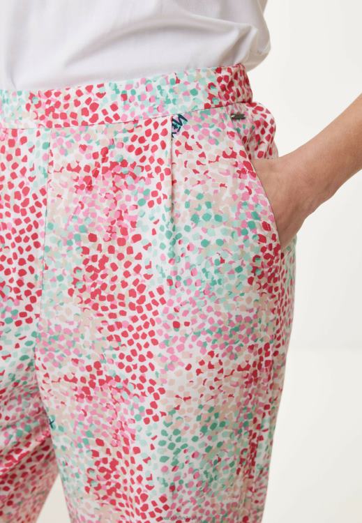 Mexx Wide Leg Pants Pink 0T44H23 Women
