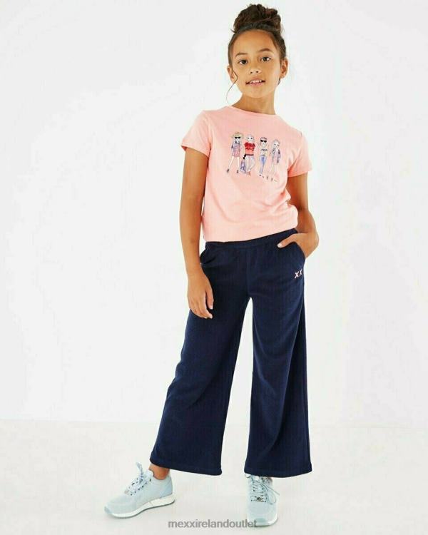 Mexx Wide toweling pants Navy Blue 0T44H861 Girls