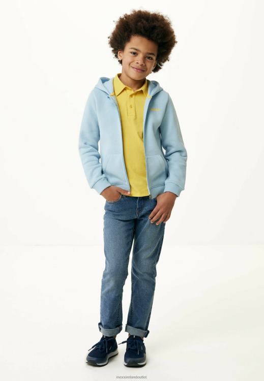 Mexx Zip Through Hoodie Light Blue 0T44H889 Boys