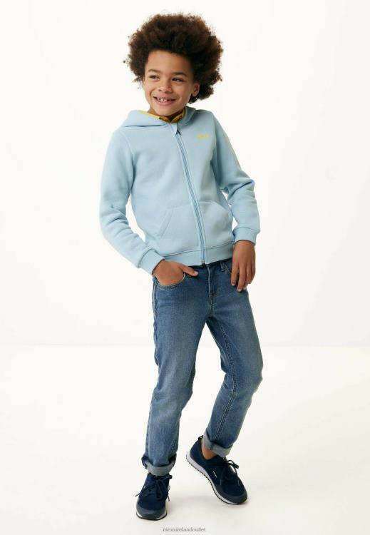 Mexx Zip Through Hoodie Light Blue 0T44H889 Boys