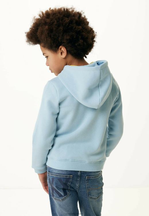 Mexx Zip Through Hoodie Light Blue 0T44H889 Boys