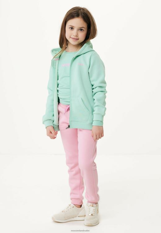Mexx Zip Through Hoodie Light Green 0T44H768 Girls