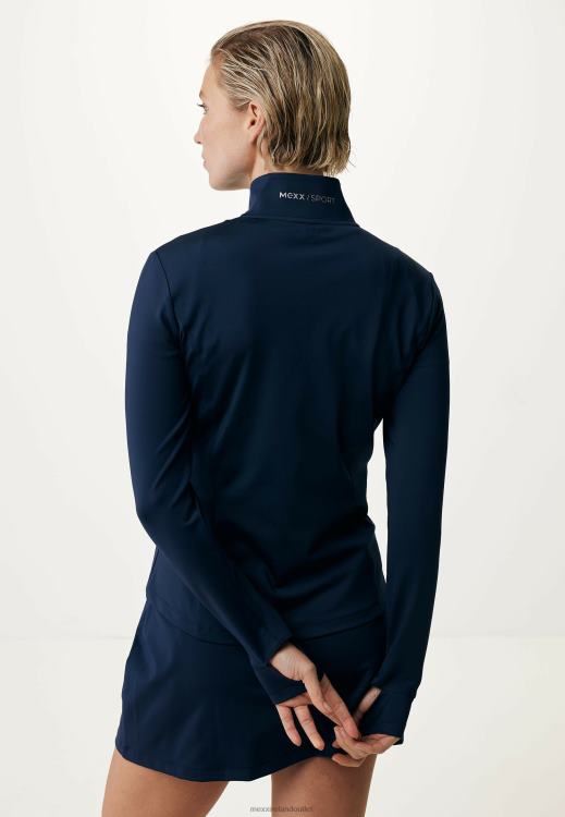 Mexx Zipped Cardigan Navy Blue 0T44H402 Women