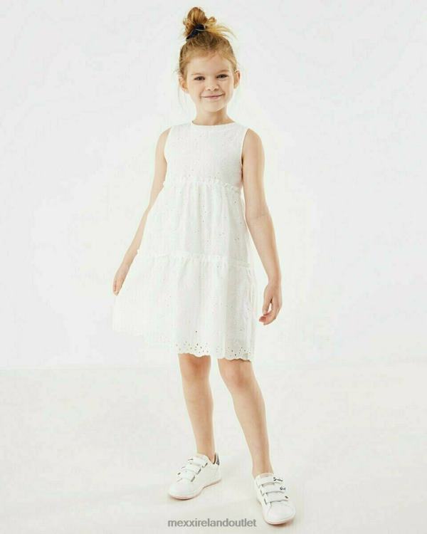 Mexx Broidery dress Off white White 0T44H863 Girls