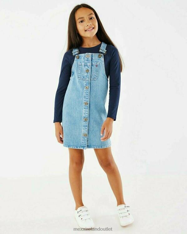 Mexx Dorina denim dress light vintage Blue 0T44H862 Girls