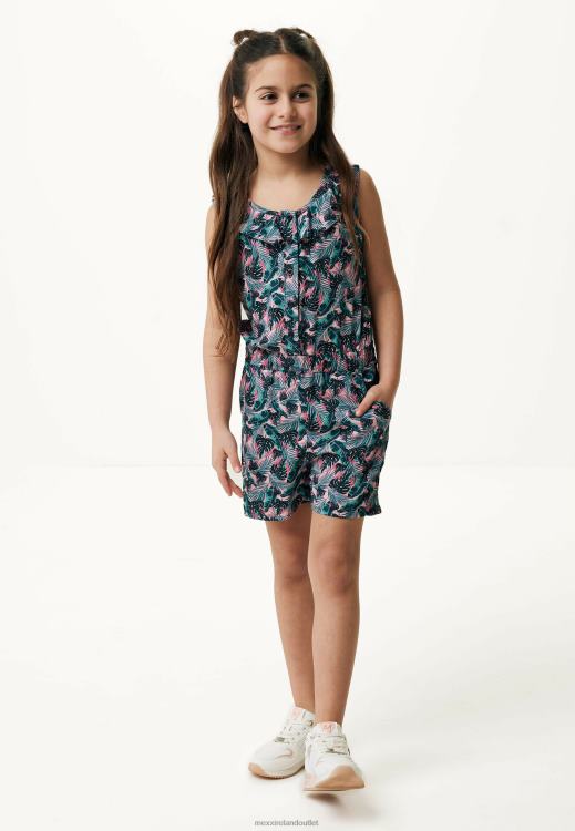 Mexx Printed Jumpsuit Salmon Pink 0T44H776 Girls