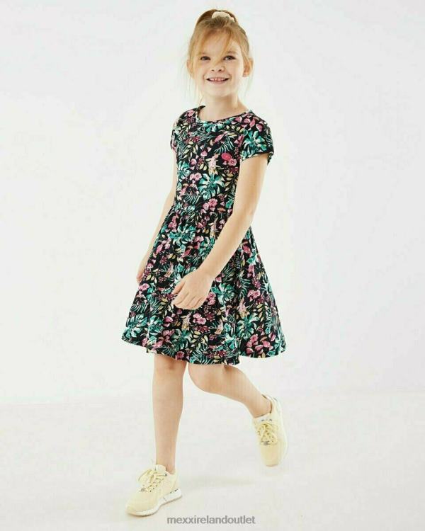 Mexx Printed dress Navy Blue 0T44H800 Girls