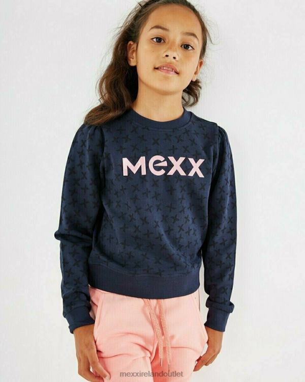 Mexx Puff sleeve sweater navy Blue 0T44H859 Girls