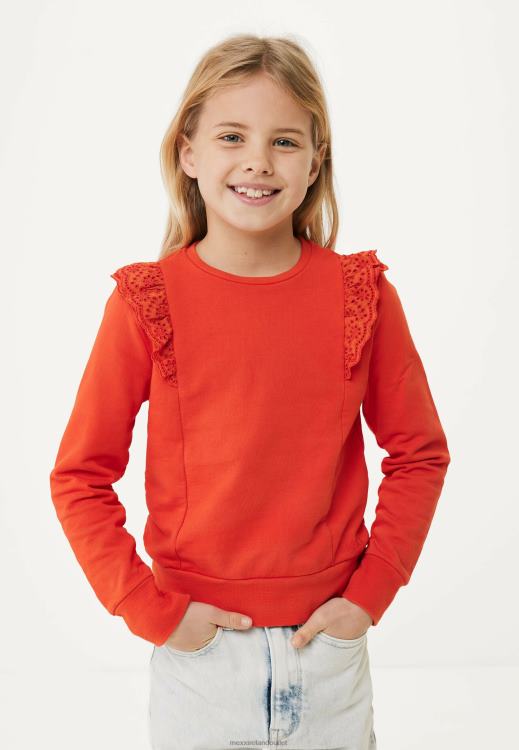 Mexx Sweater Broidery Ruffle Red 0T44H754 Girls
