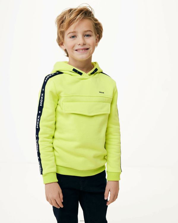 Mexx Hoody with kangeroo pocket Neon Yellow 0T44H959 Boys