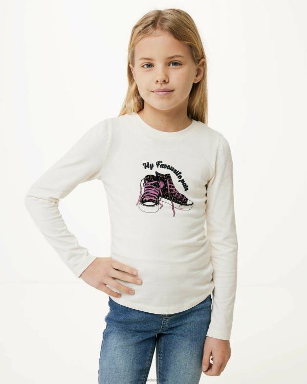 Mexx Long sleeve artwork t-shirt Off White 0T44H832 Girls