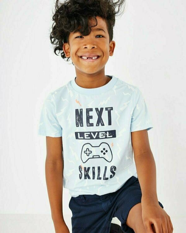Mexx Printed t-shirt light blue Blue 0T44H970 Boys