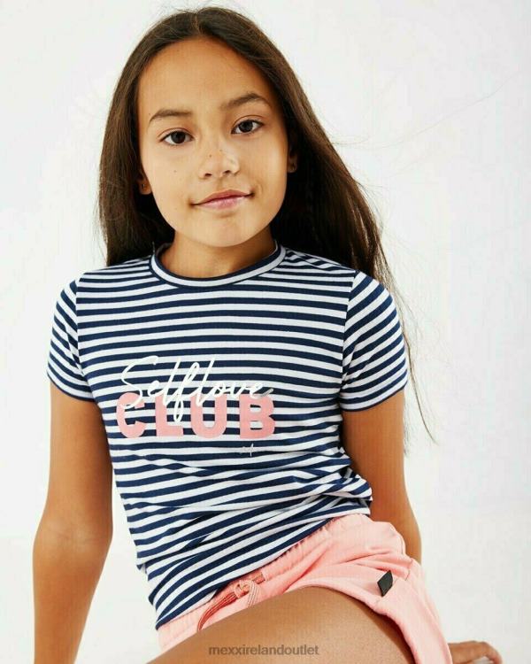 Mexx Striped artwork t-shirt Off white White 0T44H801 Girls