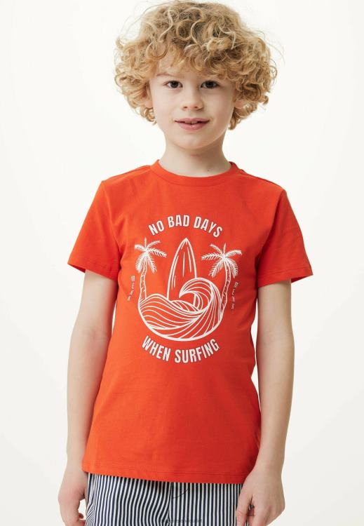 Mexx T-shirt With Artwork Red Cotton 0T44H877 Boys