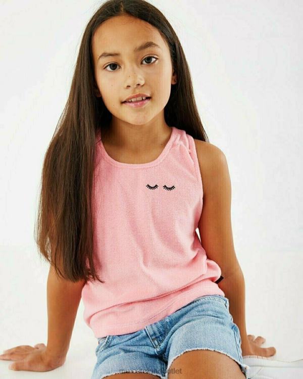 Mexx Toweling singlet pink Pink 0T44H785 Girls