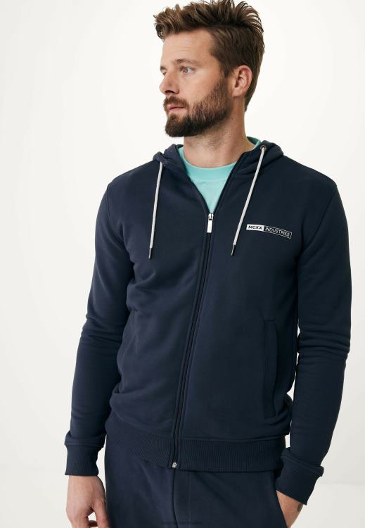 Mexx Hooded Cardigan Navy Blue 0T44H566 Men