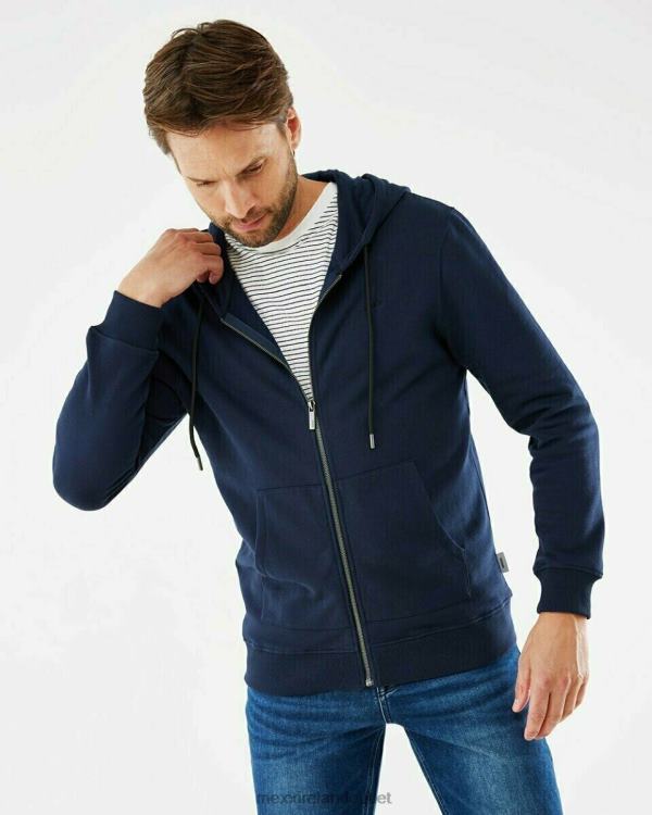 Mexx Hooded Cardigan Navy Blue 0T44H610 Men