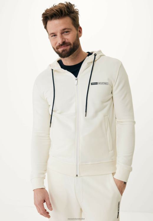 Mexx Hooded Cardigan Off White Beige 0T44H603 Men