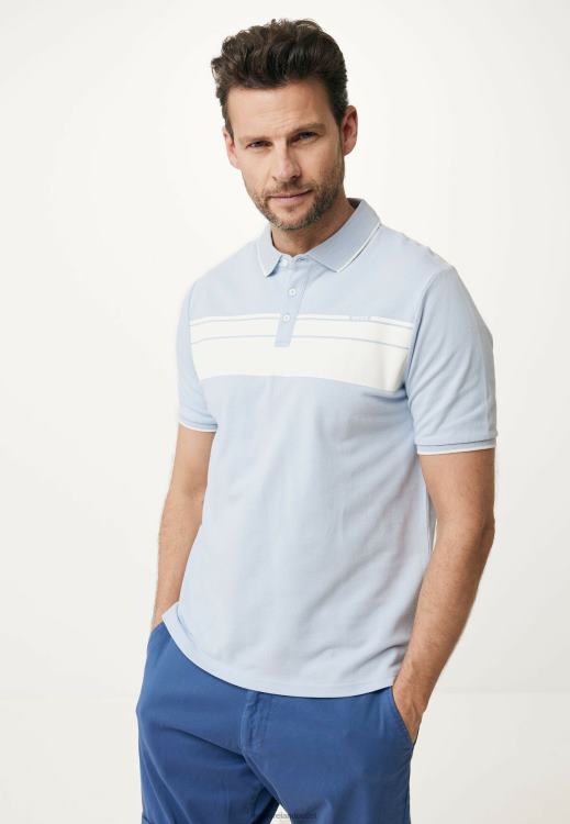 Mexx Color Block Polo Light Blue 0T44H511 Men