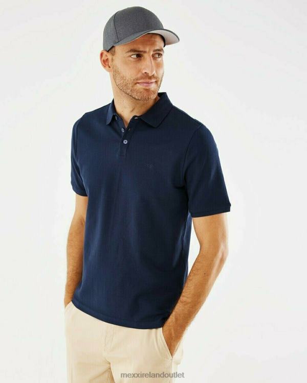 Mexx Pique Polo Navy Blue 0T44H591 Men