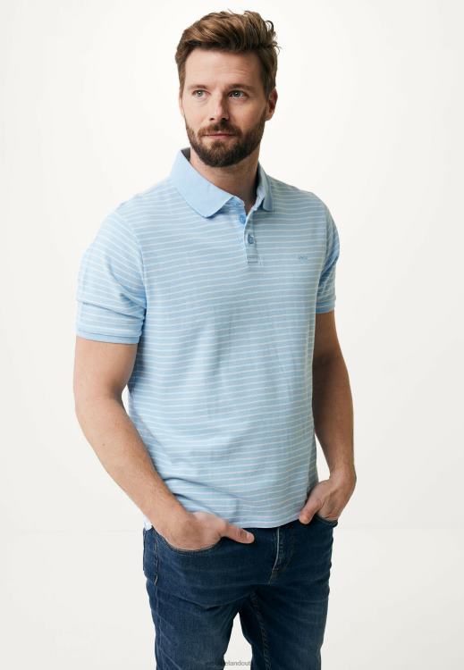 Mexx Polo Striped Light Blue 0T44H525 Men
