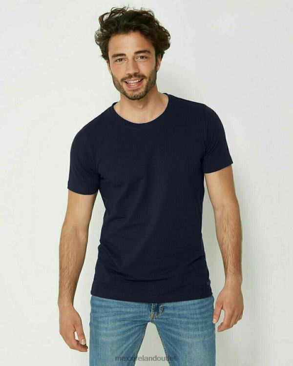 Mexx T-Shirt Round-Neck Navy Blue 0T44H640 Men
