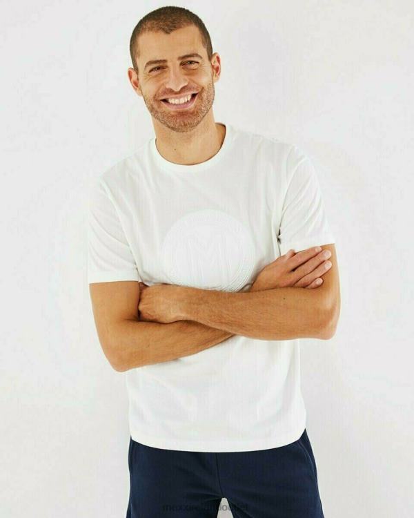 Mexx T-shirt Crewneck Off White 0T44H586 Men