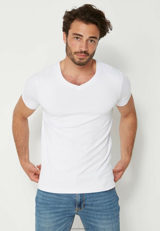 Mexx T-shirt SS v-neck 2-Pack White 0T44H541 Men