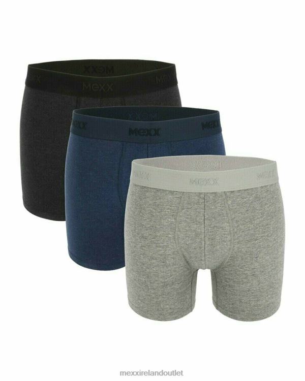 Mexx Boxershorts 3-pack Black Melee/Navy Melee/Mid grey Melee Multicolor 0T44H651 Men