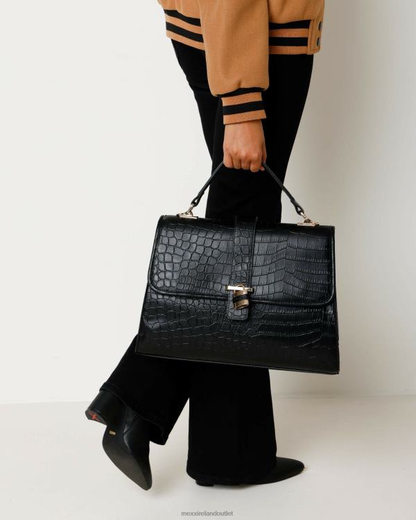 Mexx Croco laptop bag Black 0T44H427 Women
