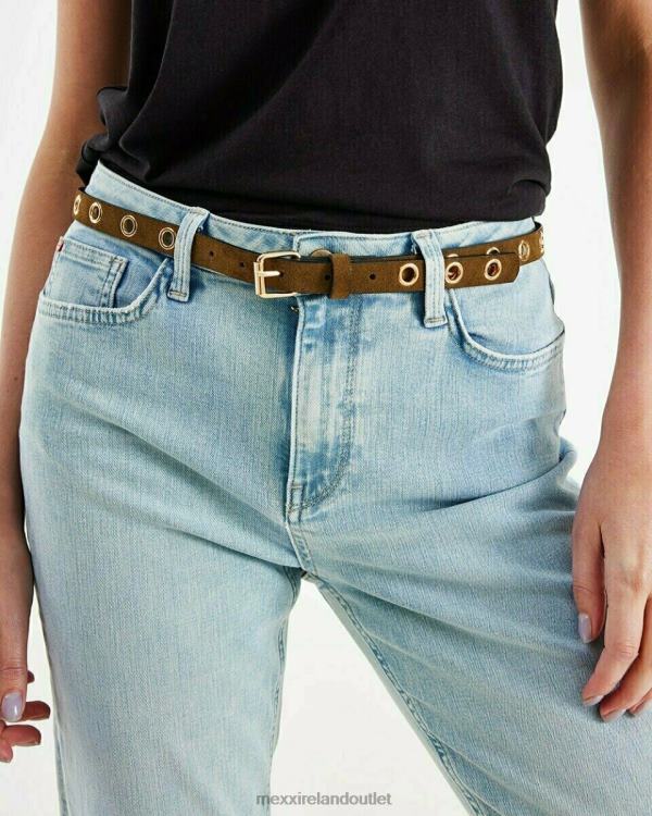 Mexx Basis belt eyelets brown Brown 0T44H442 Women