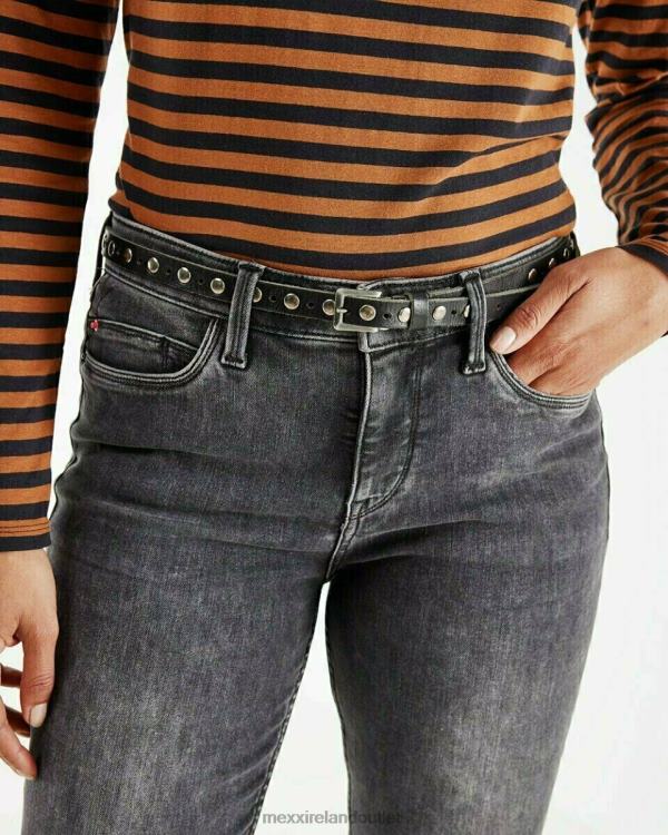 Mexx Belt Leather Black Schwarz 0T44H452 Women