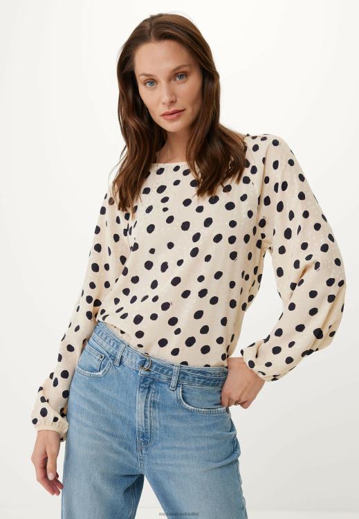 Mexx Blouse Print Beige 0T44H20 Women