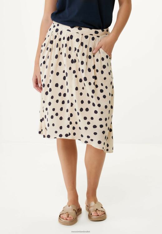 Mexx Pleated Skirt Beige 0T44H18 Women