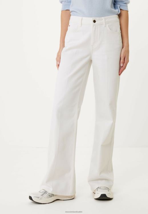 Mexx Kim High Waist Jeans Off White Beige 0T44H60 Women