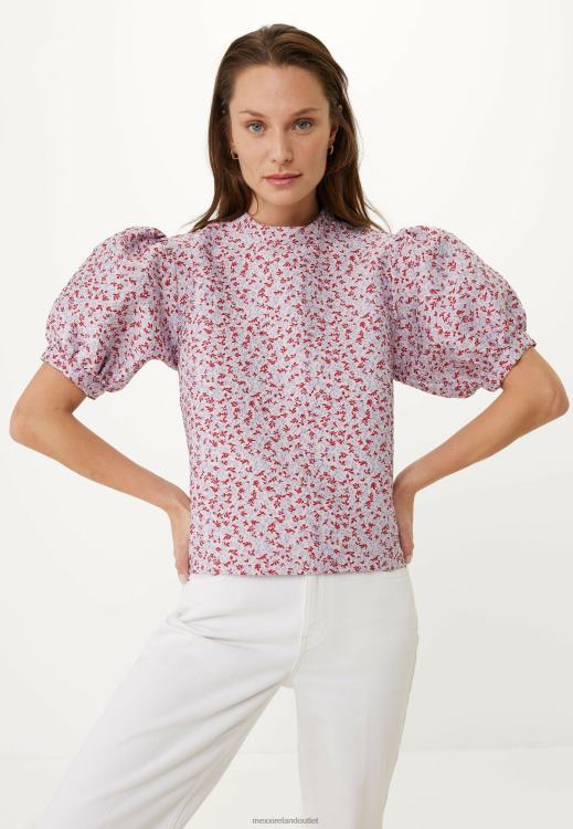 Mexx Jacquard Top Pink Multicolor 0T44H13 Women