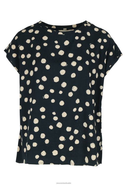 Mexx Top All Over Printed Navy Blue 0T44H66 Women