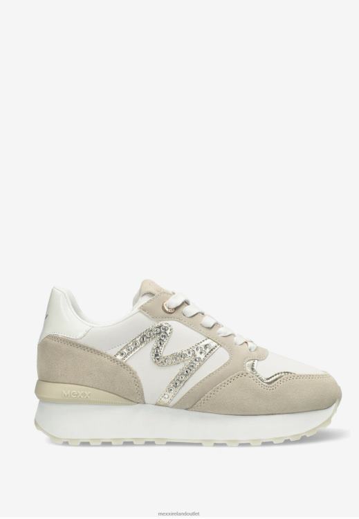 Mexx Sneaker Juju Spark Off White/Sand Gold 0T44H232 Women